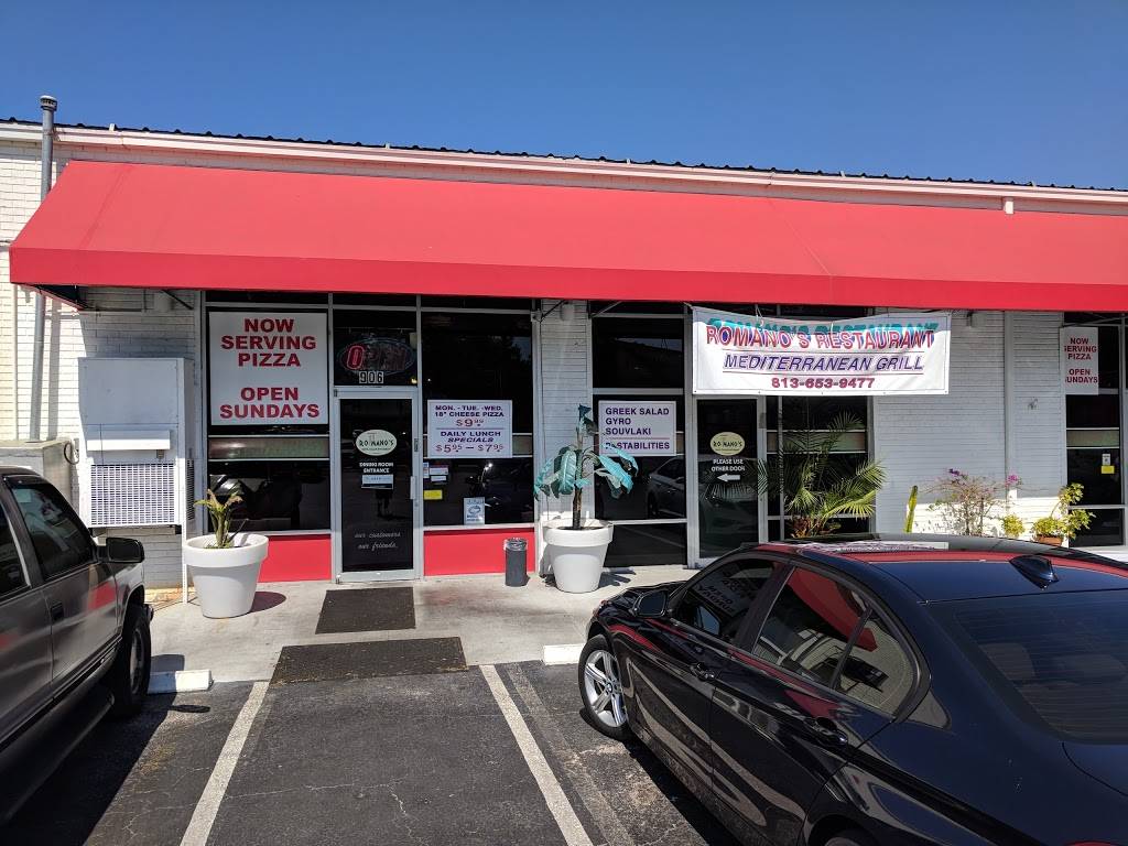 Romanos Greek Italian Pizzeria Restaurant | restaurant | 906 W Robertson St, Brandon, FL 33511, USA | 8136539477 OR +1 813-653-9477