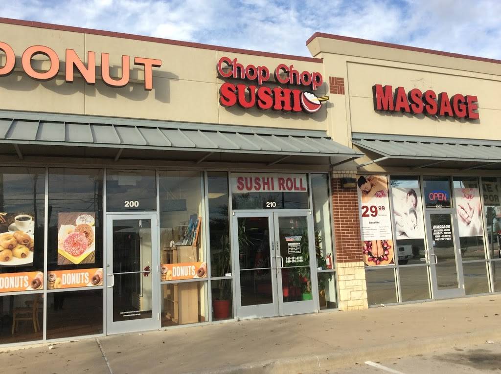 Chop Chop Sushi | restaurant | 303 Swisher Rd #210, Lake Dallas, TX 75065, USA | 9404987990 OR +1 940-498-7990