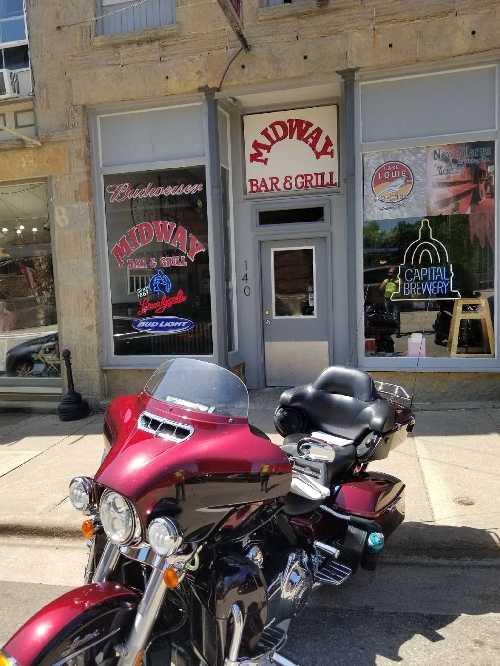 Midway Bar and Grill | restaurant | 140 High St, Mineral Point, WI 53565, USA | 6089874309 OR +1 608-987-4309