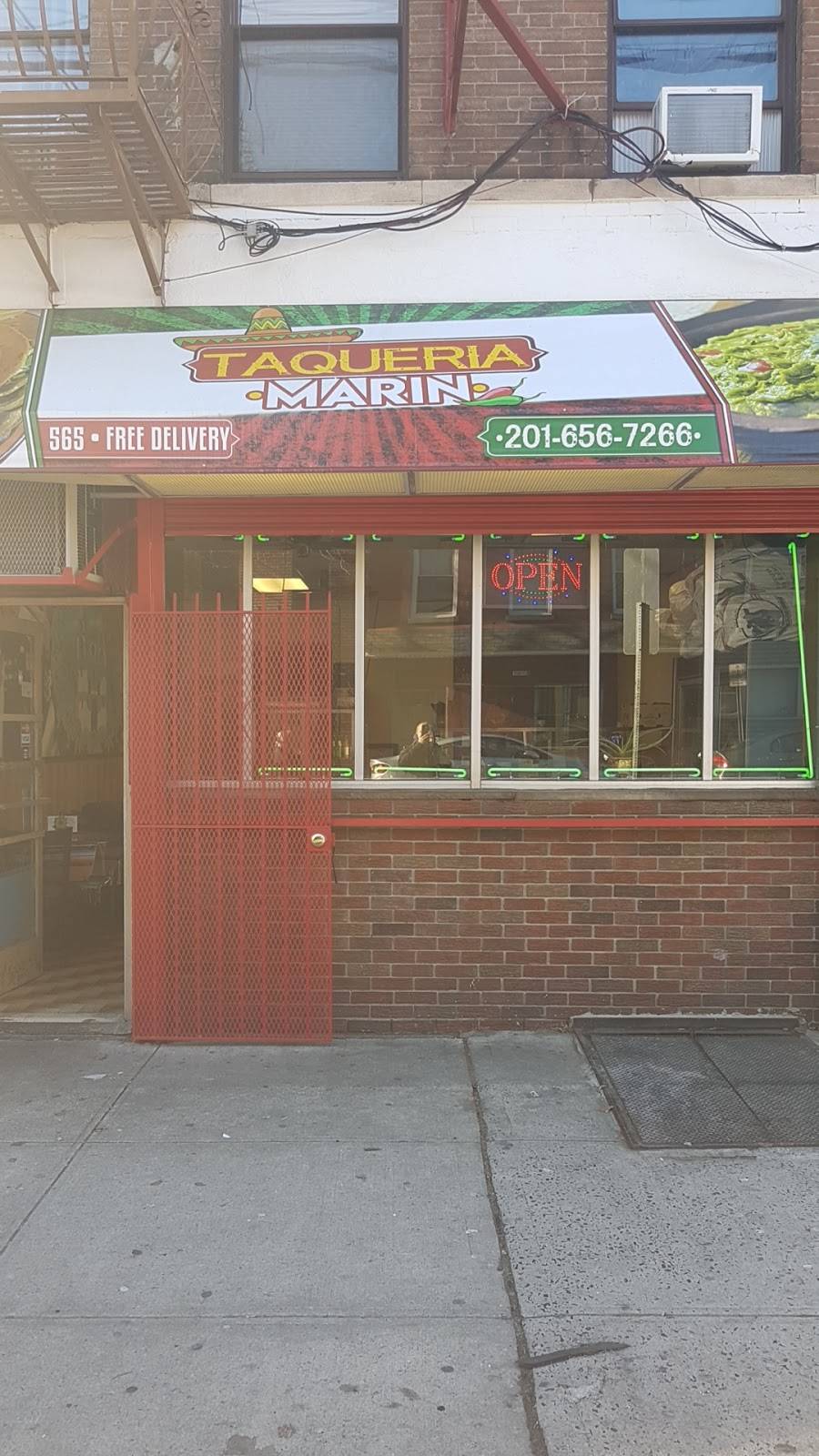 Taqueria Marin | restaurant | 565 Palisade Ave, Jersey City, NJ 07307, USA | 2016567266 OR +1 201-656-7266