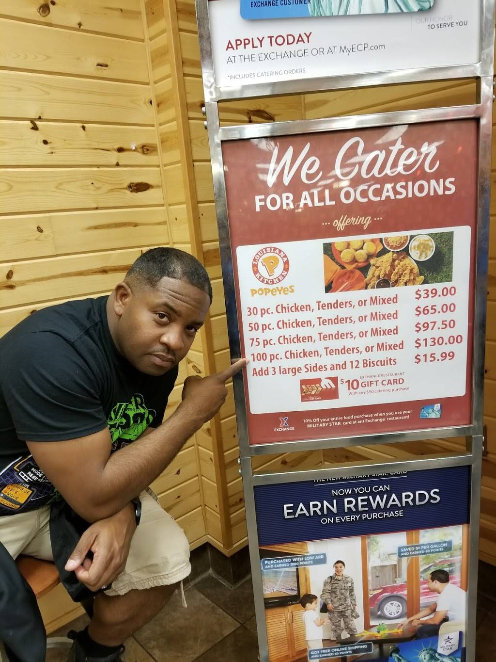 Popeyes Louisiana Kitchen | restaurant | 703 Gulick Ave, Fort Stewart, GA 31314, USA | 9123680134 OR +1 912-368-0134