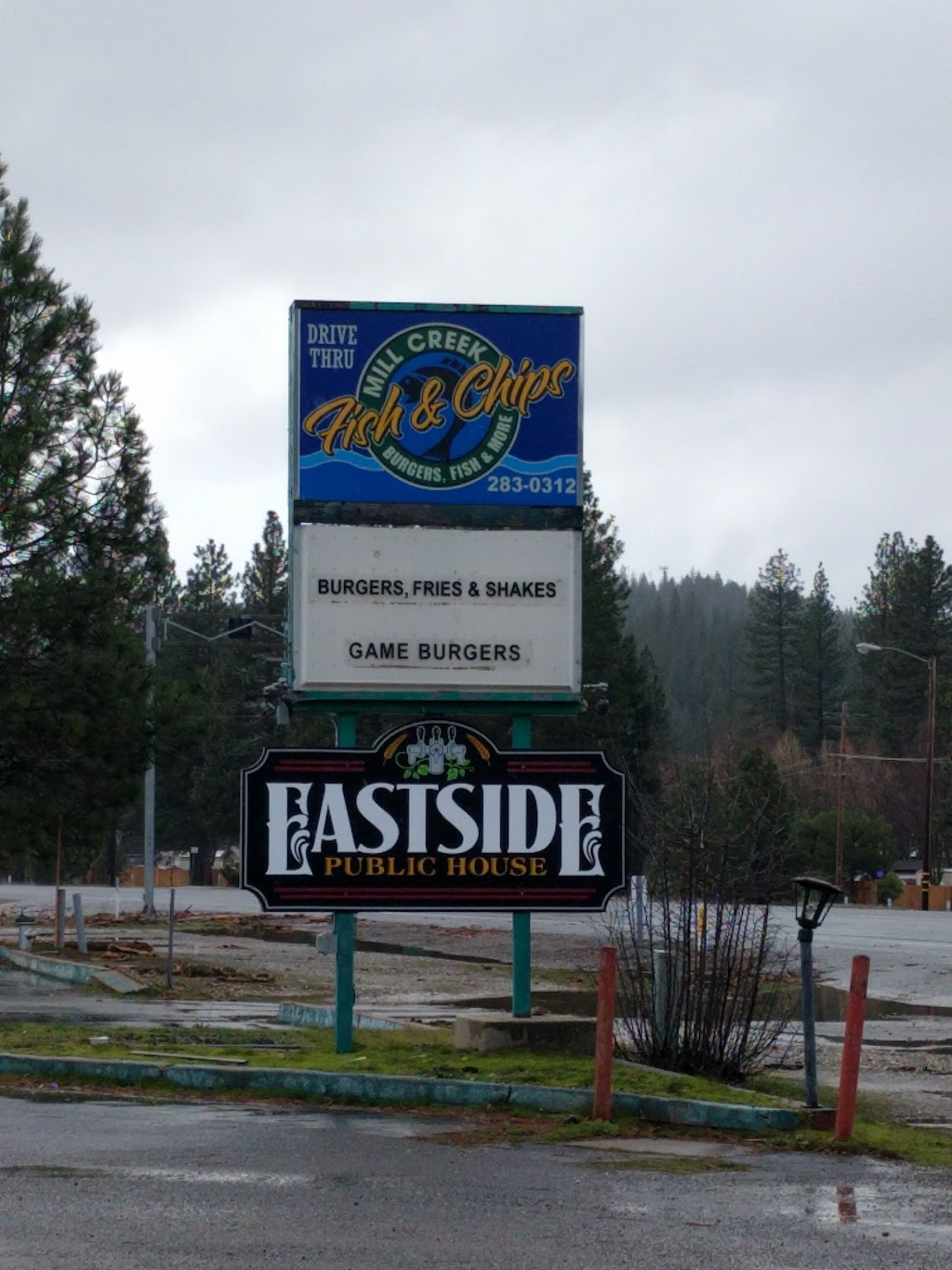 Mill Creek Fish N Chips | restaurant | 1760 E Main St, Quincy, CA 95971, USA | 5302830312 OR +1 530-283-0312