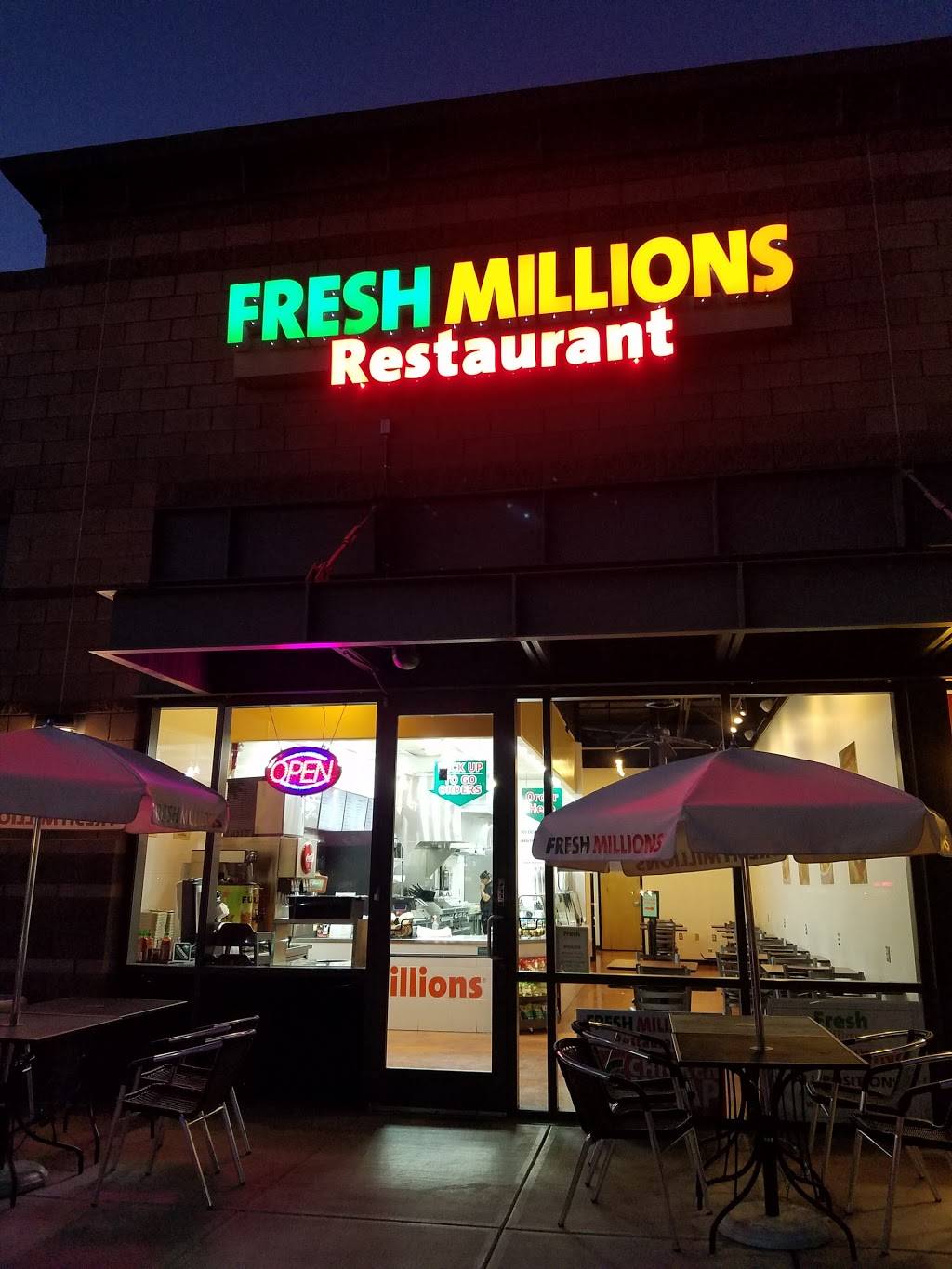 Fresh Millions Restaurant Chandler | restaurant | 6140 W Chandler Blvd, Chandler, AZ 85226, USA | 4807851000 OR +1 480-785-1000