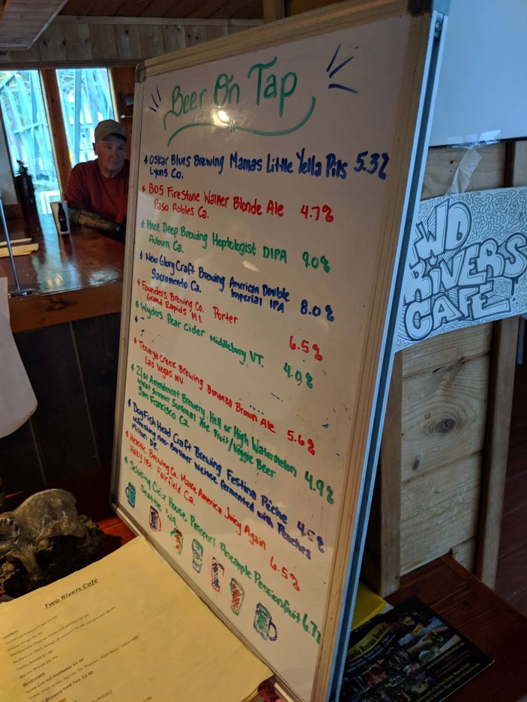 Two Rivers Café | restaurant | 116 Main St, Downieville, CA 95936, USA | 5302893540 OR +1 530-289-3540