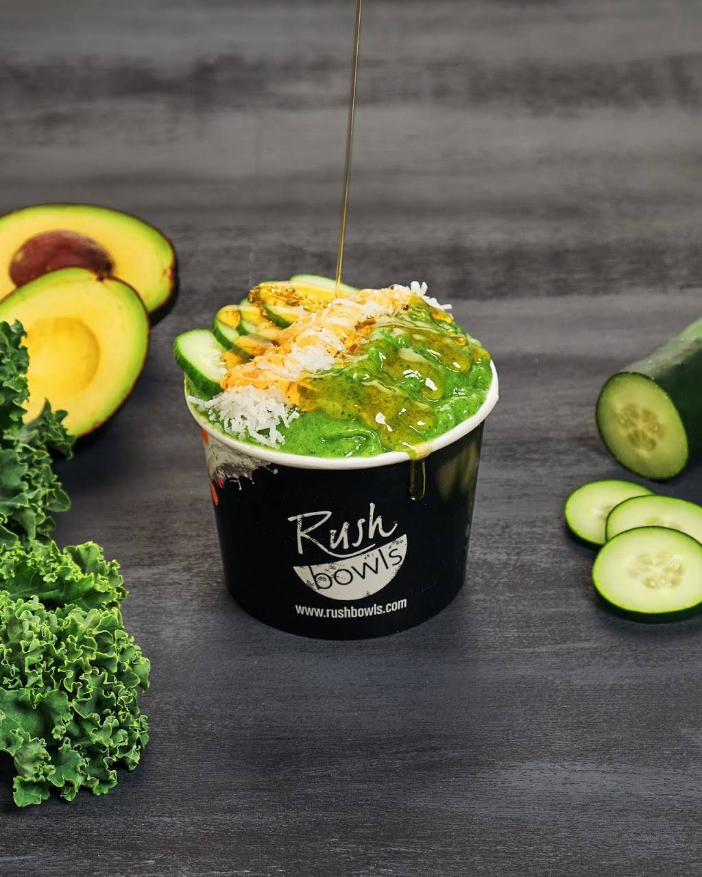 Rush Bowls | restaurant | 2811 Hillsborough St Suite 105, Raleigh, NC 27607, USA | 9197030006 OR +1 919-703-0006