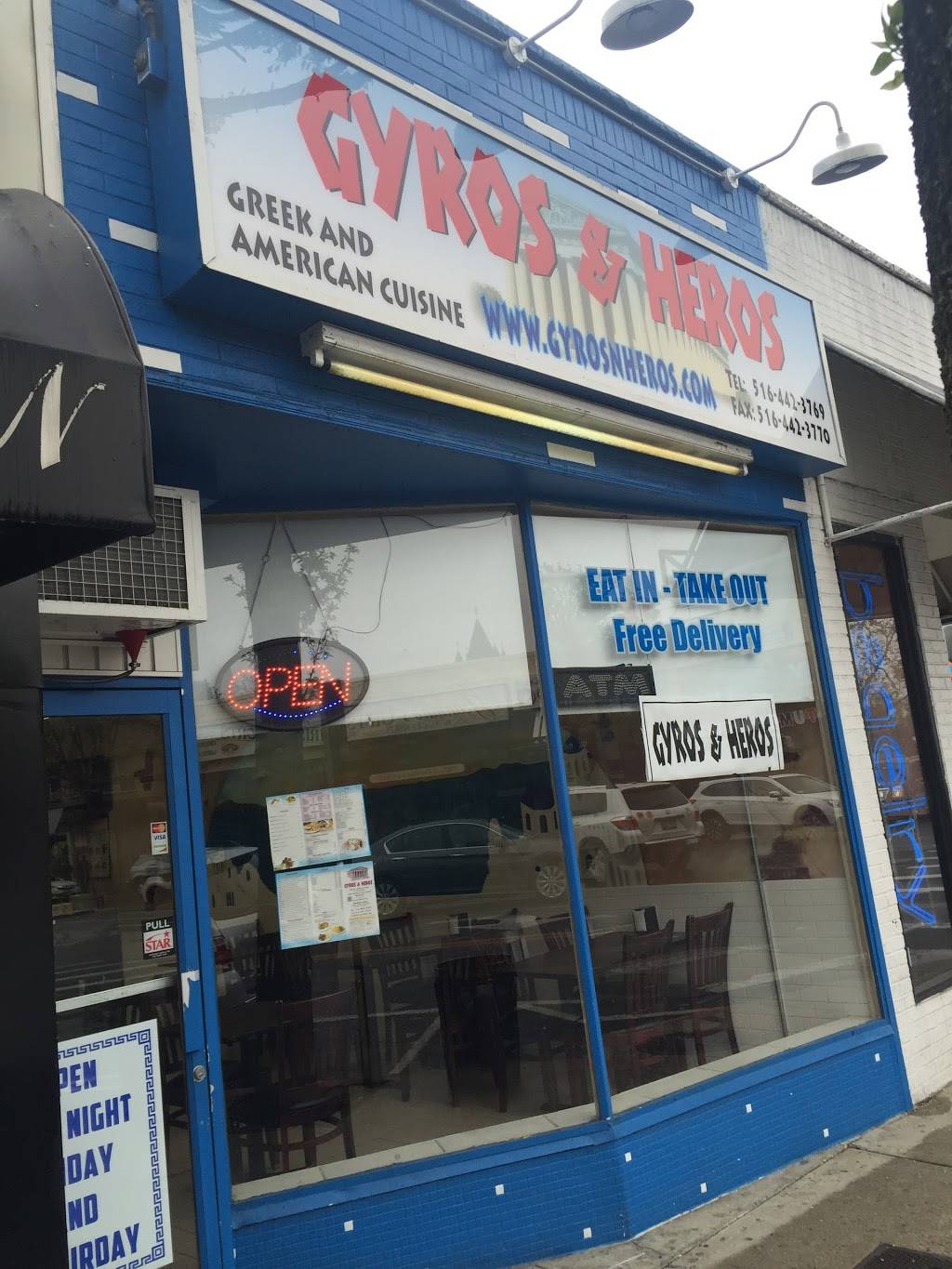 Gyros & Heros | restaurant | 1 N Park Ave, Rockville Centre, NY 11570, USA | 5164423769 OR +1 516-442-3769