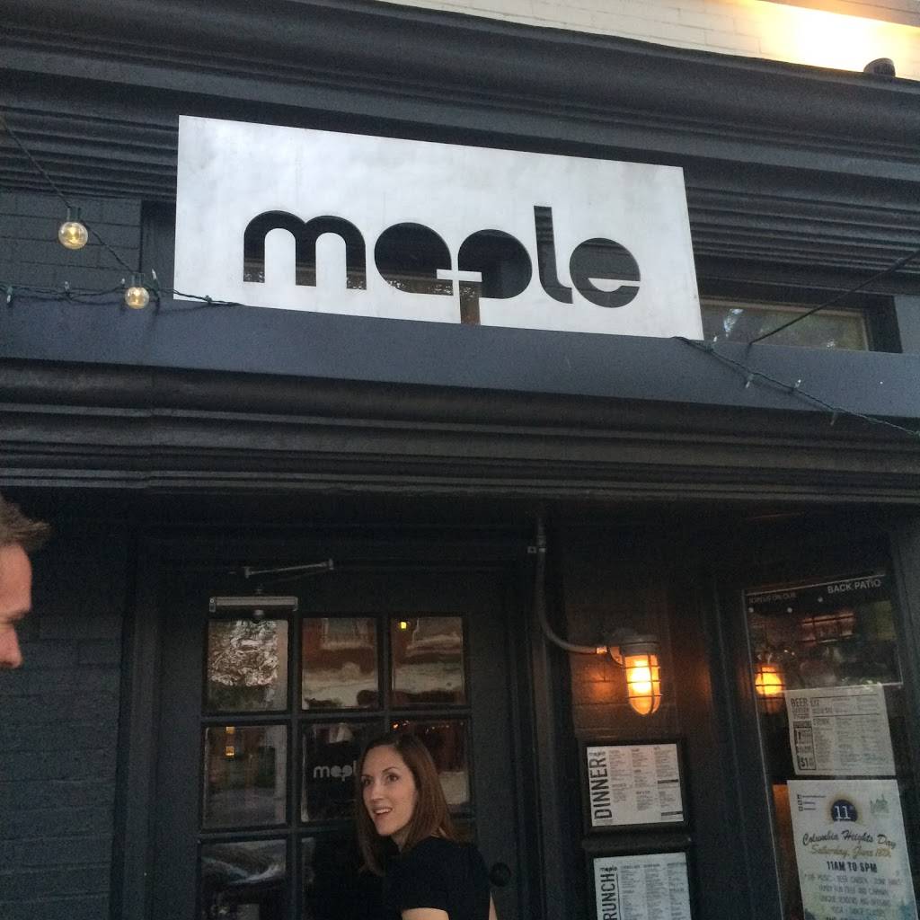 Maple | restaurant | 3418 11th St NW, Washington, DC 20010, USA | 2025887442 OR +1 202-588-7442
