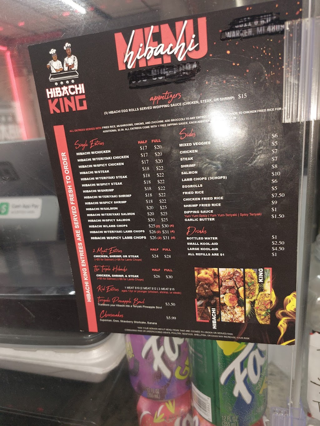 Hibachi King II | restaurant | 14877 Stephens Rd, Eastpointe, MI 48021, USA | 5862986108 OR +1 586-298-6108