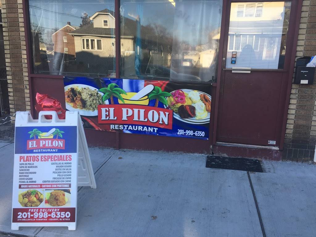El Pilon Restaurante | restaurant | 274 Belleville Turnpike, Kearny, NJ 07032, USA | 2019986350 OR +1 201-998-6350