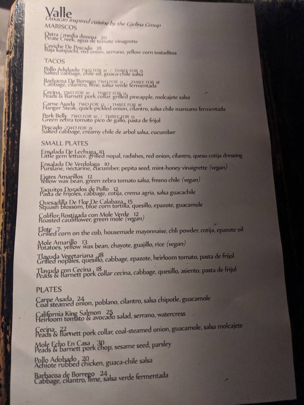 Valle | restaurant | 1305 Abbot Kinney Blvd, Venice, CA 90291, USA | 3102999735 OR +1 310-299-9735