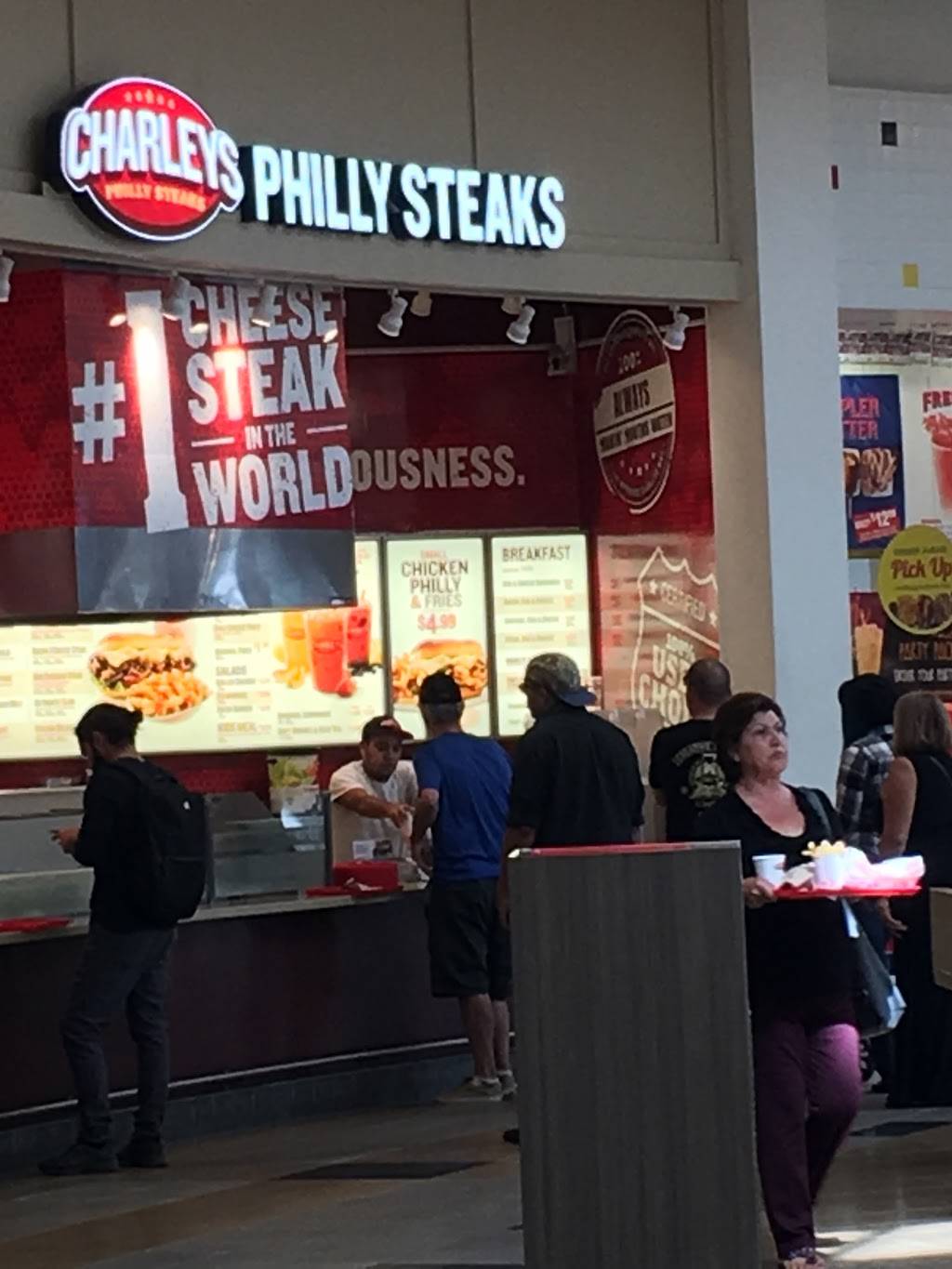 Charleys Philly Steaks | restaurant | 24201 W Valencia Blvd #108, Valencia, CA 91355, USA | 6612882347 OR +1 661-288-2347