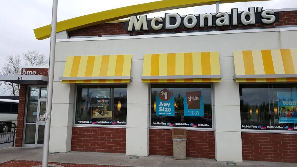 McDonalds | cafe | 349 Cornelia St, Plattsburgh, NY 12901, USA | 5185611390 OR +1 518-561-1390
