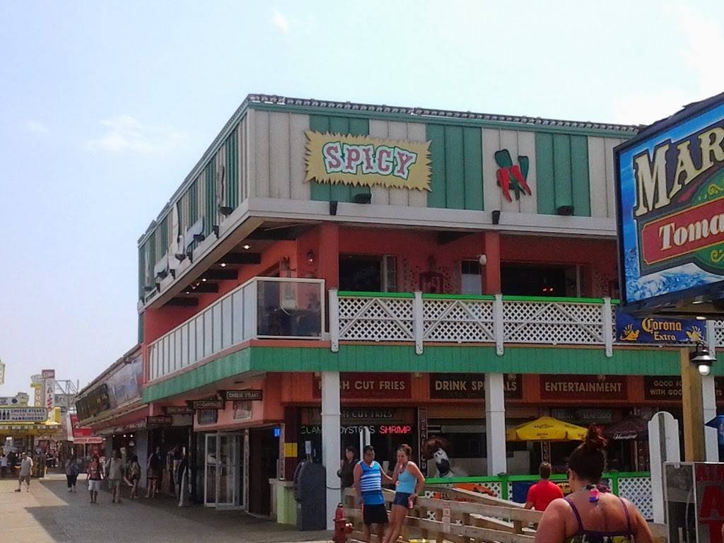 Spicy Cantina | restaurant | 500 Boardwalk, Seaside Heights, NJ 08751, USA | 7327934777 OR +1 732-793-4777