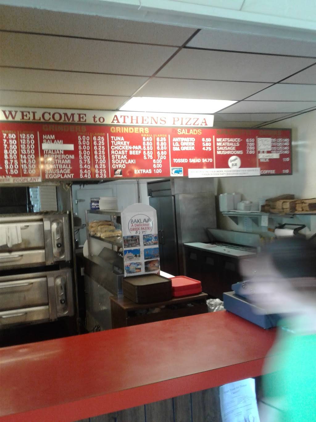 Athens Pizza | restaurant | 25 Main St, Greenfield, MA 01301, USA | 4137743722 OR +1 413-774-3722