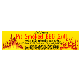 California Pit Smoked BBQ Grill | restaurant | 990 AZ-95 #1707, Bullhead City, AZ 86430, USA | 6262427456 OR +1 626-242-7456