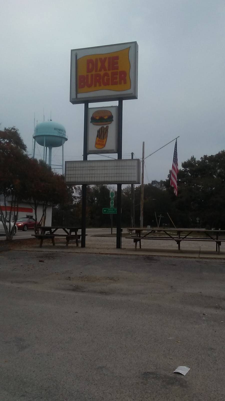 Dixie Burger | restaurant | 2213 Main St, Ellerbe, NC 28338, USA | 9106525483 OR +1 910-652-5483