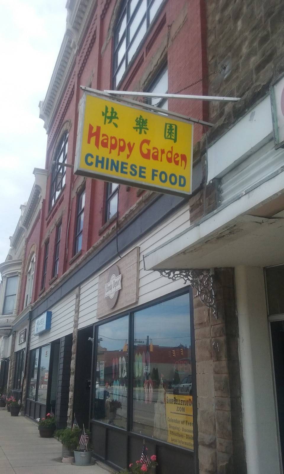 Happy Garden | restaurant | 118 E Main St, Bellevue, OH 44811, USA | 4194830306 OR +1 419-483-0306