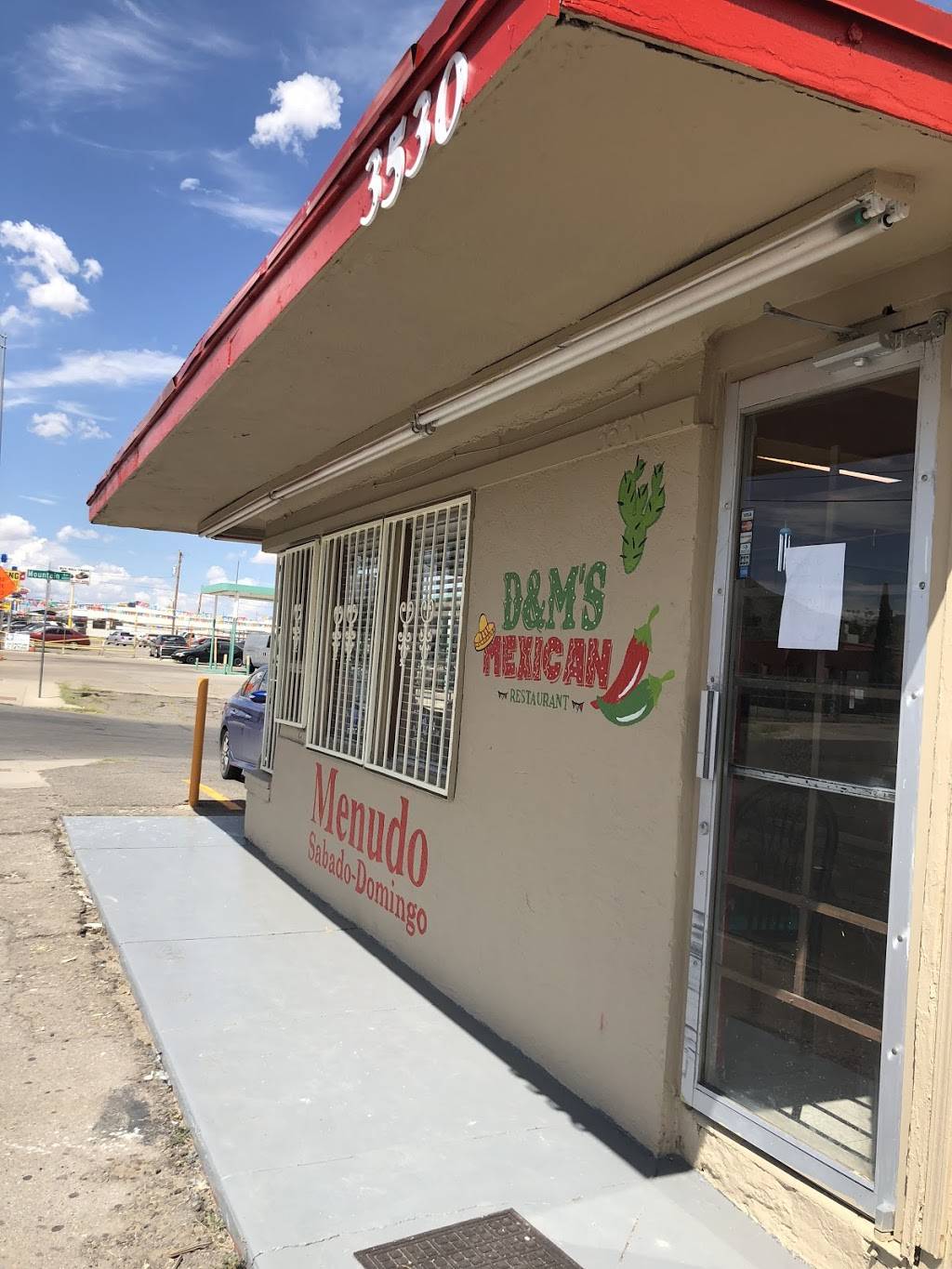 D&M’s Mexican Restaurant | restaurant | 3530 Dyer St, El Paso, TX 79930, USA | 9156913889 OR +1 915-691-3889