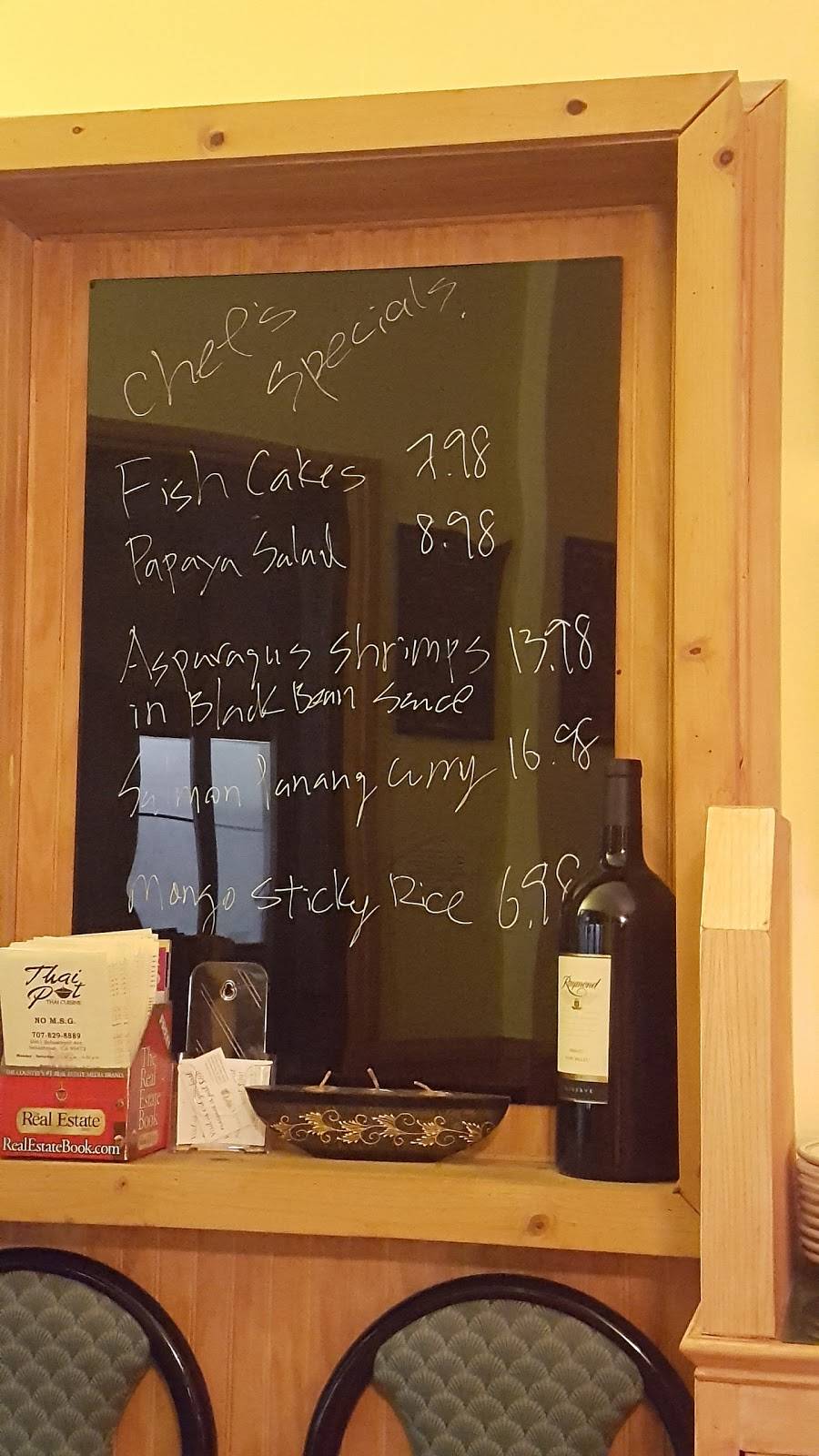 Thai Pot | restaurant | 2478 W 3rd St, Santa Rosa, CA 95401, USA | 7075759296 OR +1 707-575-9296