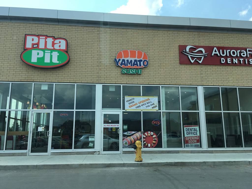 Yamato Sushi | restaurant | 15955 Bayview Ave, Aurora, ON L4G 0H1, Canada | 2895524224 OR +1 289-552-4224