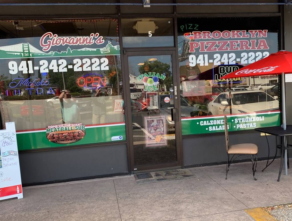 Giovanni’s Brooklyn Pizzeria | restaurant | 5203 Cortez Rd W, Bradenton, FL 34210, USA | 9412422222 OR +1 941-242-2222