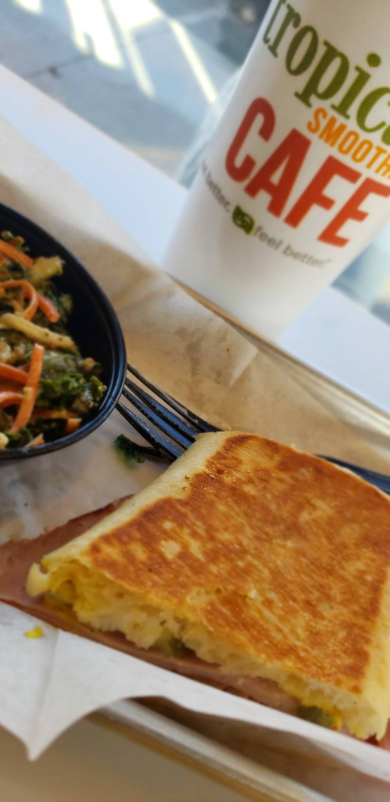 Tropical Smoothie Cafe | restaurant | 9424 Mission Rd, Prairie Village, KS 66206, USA | 9138085261 OR +1 913-808-5261