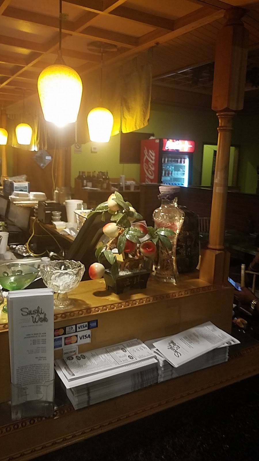 Sushi Wok | restaurant | 12961 Main St N #208, Jacksonville, FL 32218, USA | 9047514009 OR +1 904-751-4009