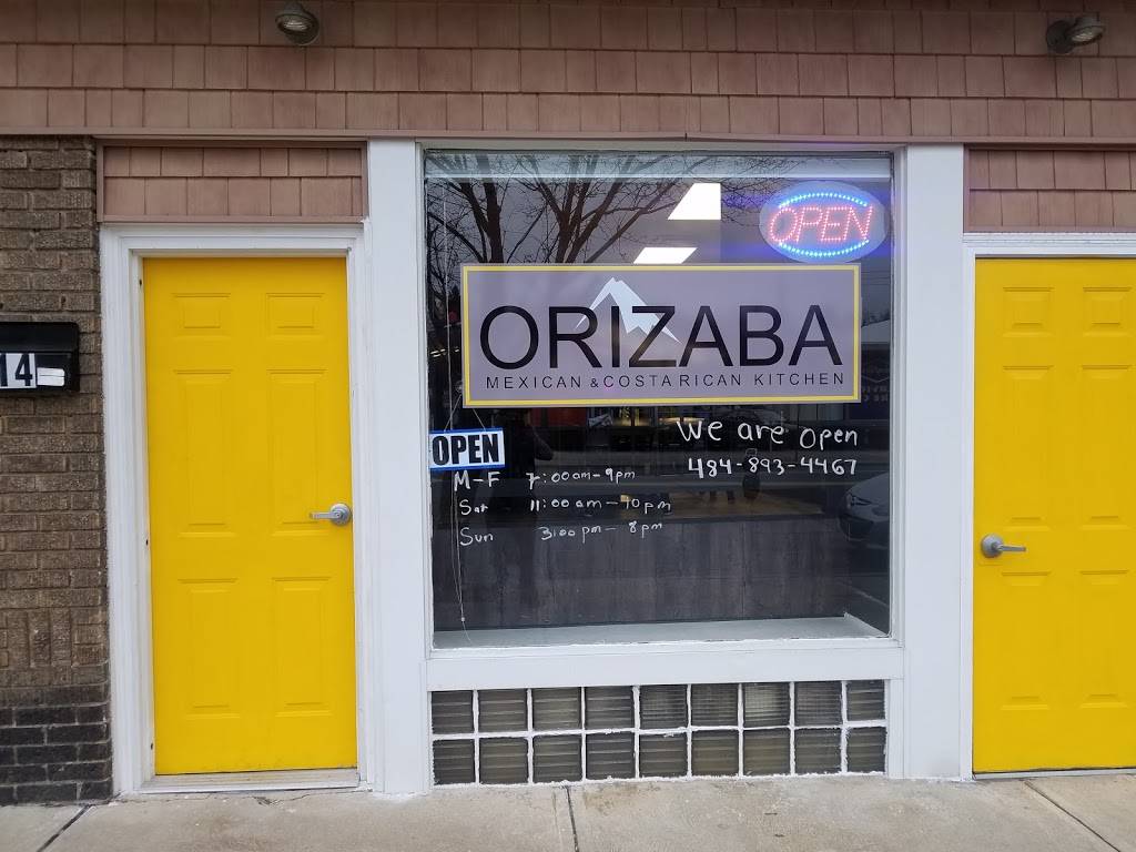 Orizaba Mexican & Costa Rican Kitchen | restaurant | 614 W Broad St, Bethlehem, PA 18018, USA | 4848934467 OR +1 484-893-4467