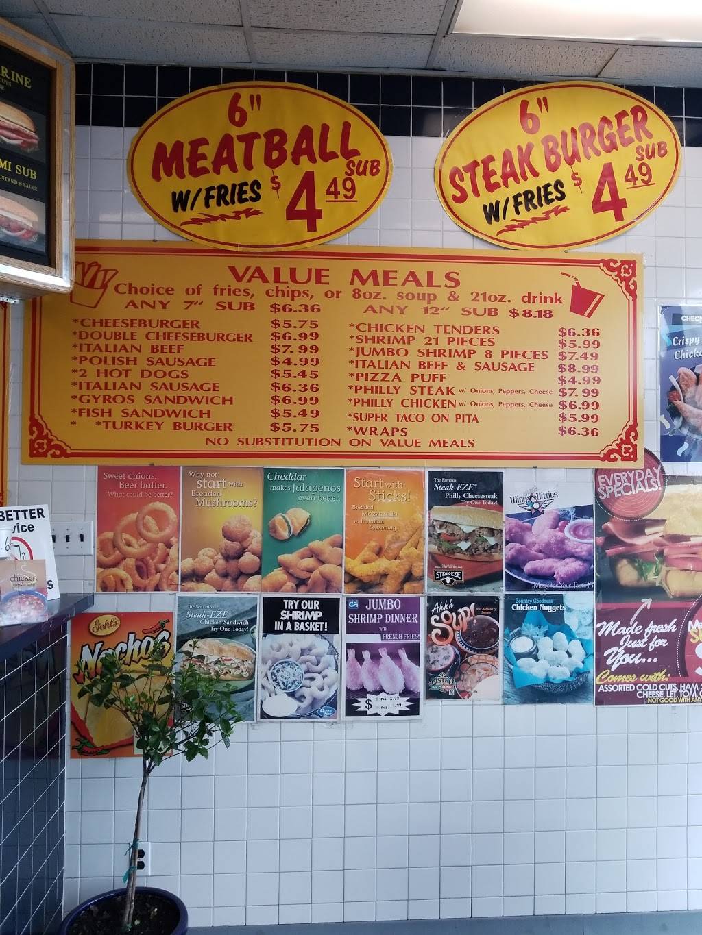 Mr. Submarine | meal takeaway | 610 Torrence Ave, Calumet City, IL 60409, USA | 7088916493 OR +1 708-891-6493