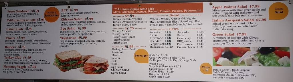 Simply Sandwiches | restaurant | 2435 Ash St, Palo Alto, CA 94306, USA | 6503291266 OR +1 650-329-1266