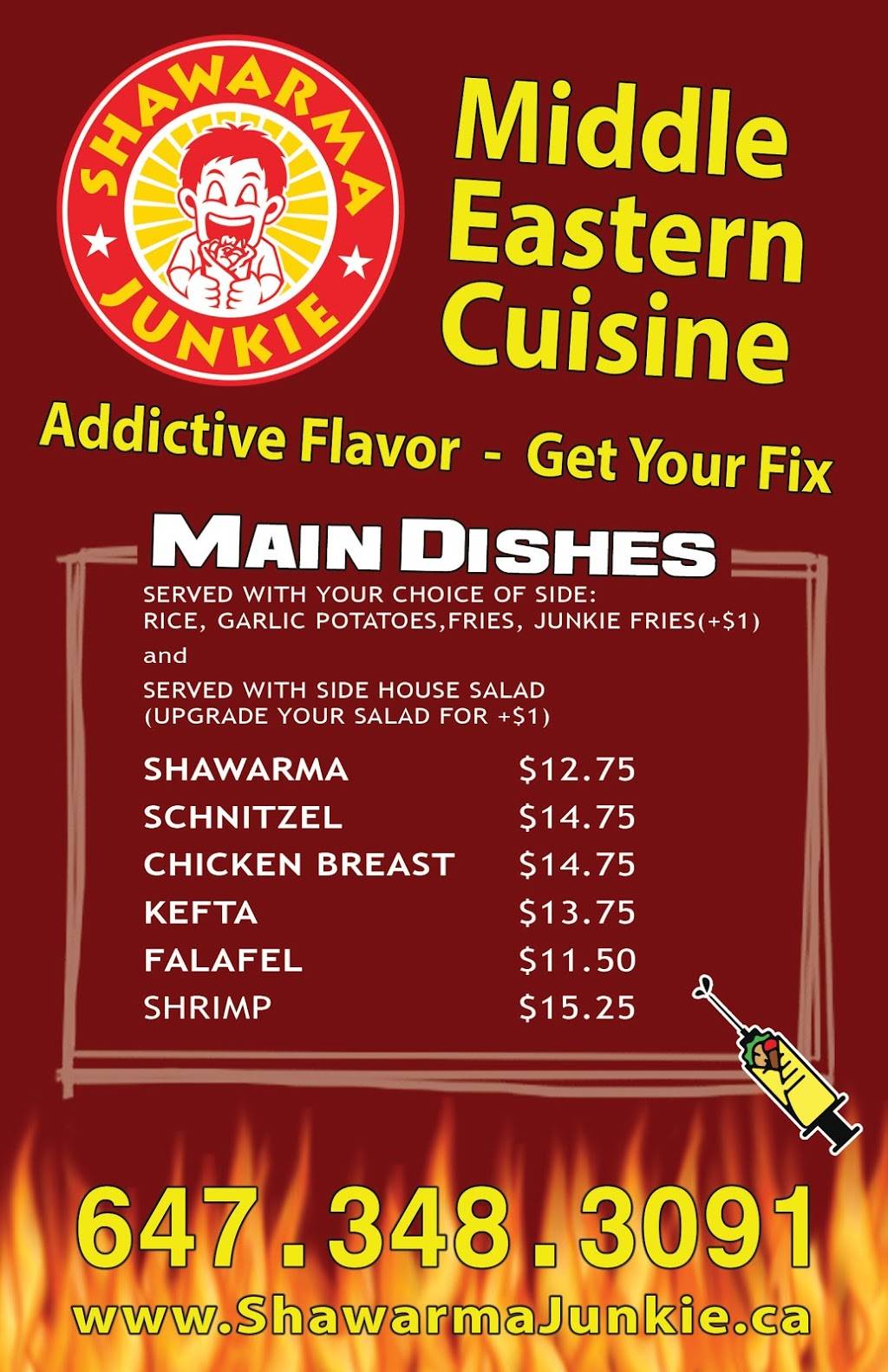 Shawarma Junkie | meal takeaway | 271 Morningside Ave, Scarborough, ON M1E 3G1, Canada | 6473483091 OR +1 647-348-3091