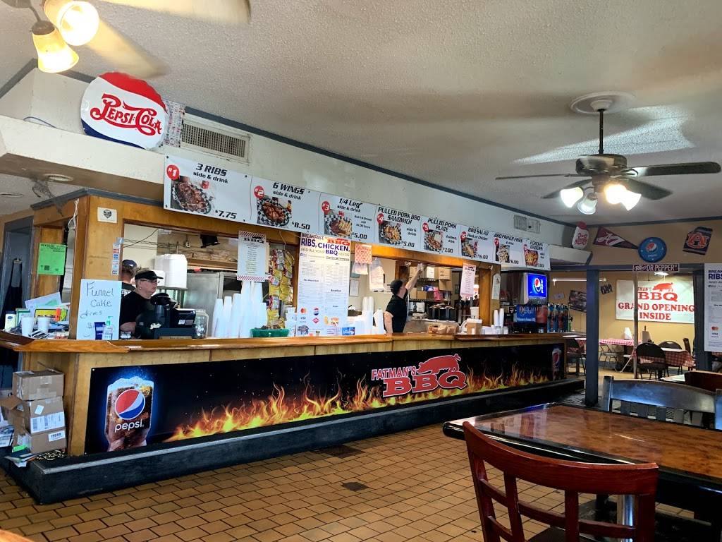 Fat Mans Smokehouse BBQ | restaurant | 1660 Federal Dr, Montgomery, AL 36109, USA | 3343969501 OR +1 334-396-9501