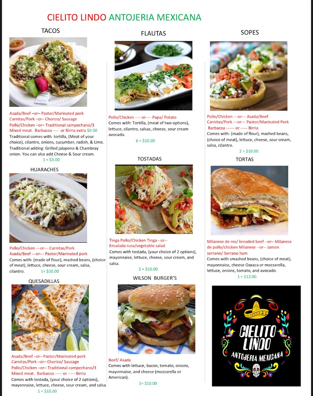 Cielito Lindo Antojeria Mexicana | restaurant | 2040 Indian Rd, West Palm Beach, FL 33409, USA | 5615074022 OR +1 561-507-4022