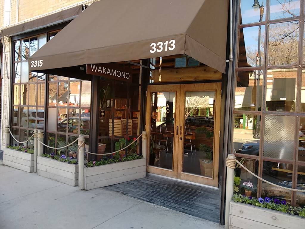 Wakamono | restaurant | 3313 N Broadway, Chicago, IL 60657, USA | 7732966800 OR +1 773-296-6800