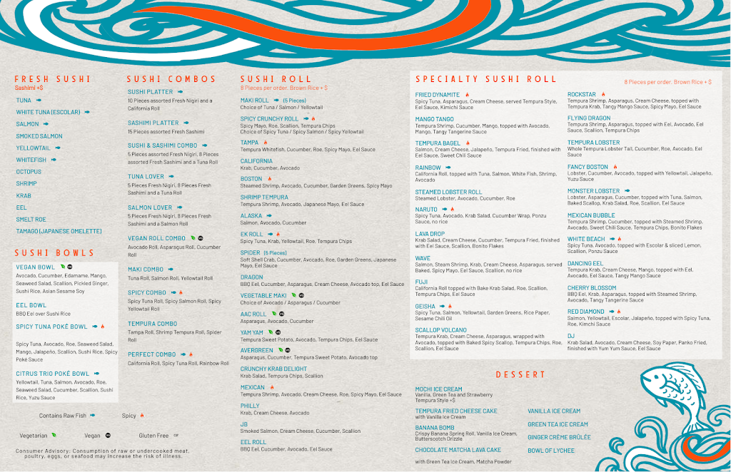 Eastern Kitchen & Sushi | restaurant | 5226 4th St N, St. Petersburg, FL 33703, USA | 7279146161 OR +1 727-914-6161