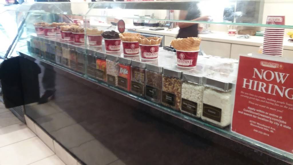 Cold Stone Creamery | bakery | 42761 Woodward Ave, Bloomfield Hills, MI 48302, USA | 2483323014 OR +1 248-332-3014