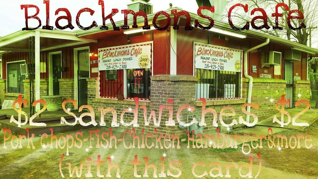 Blackmons Cafe | restaurant | 5620 Ave J, Birmingham, AL 35208, USA | 2059252300 OR +1 205-925-2300