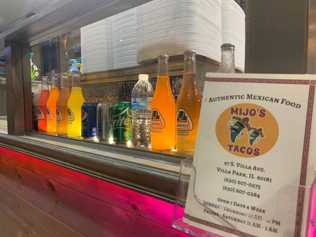 Mijos Tacos | restaurant | 47 S Villa Ave, Villa Park, IL 60181, USA | 6306070275 OR +1 630-607-0275