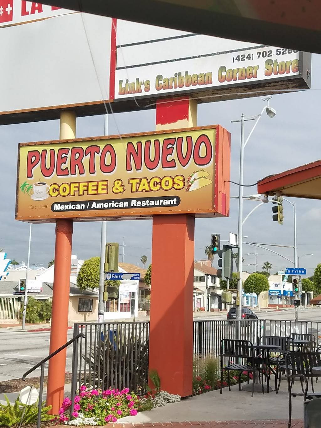 Puerto Nuevo Coffee & Tacos | cafe | 1220 N La Brea Ave, Inglewood, CA 90302, USA | 3104128037 OR +1 310-412-8037