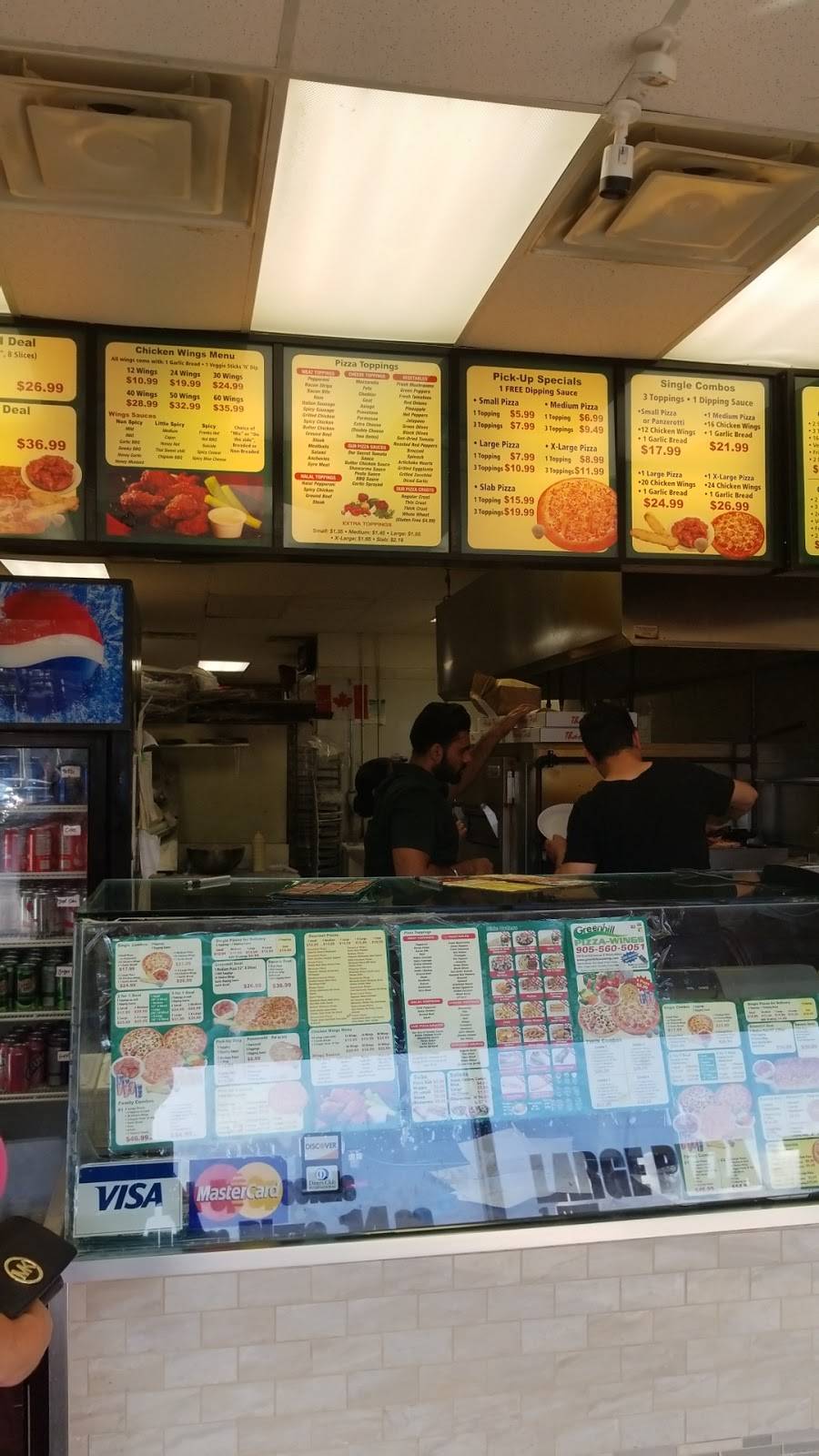 Greenhill Pizza and Wings | restaurant | 399 Greenhill Ave, Hamilton, ON L8K 6N5, Canada | 9055605051 OR +1 905-560-5051