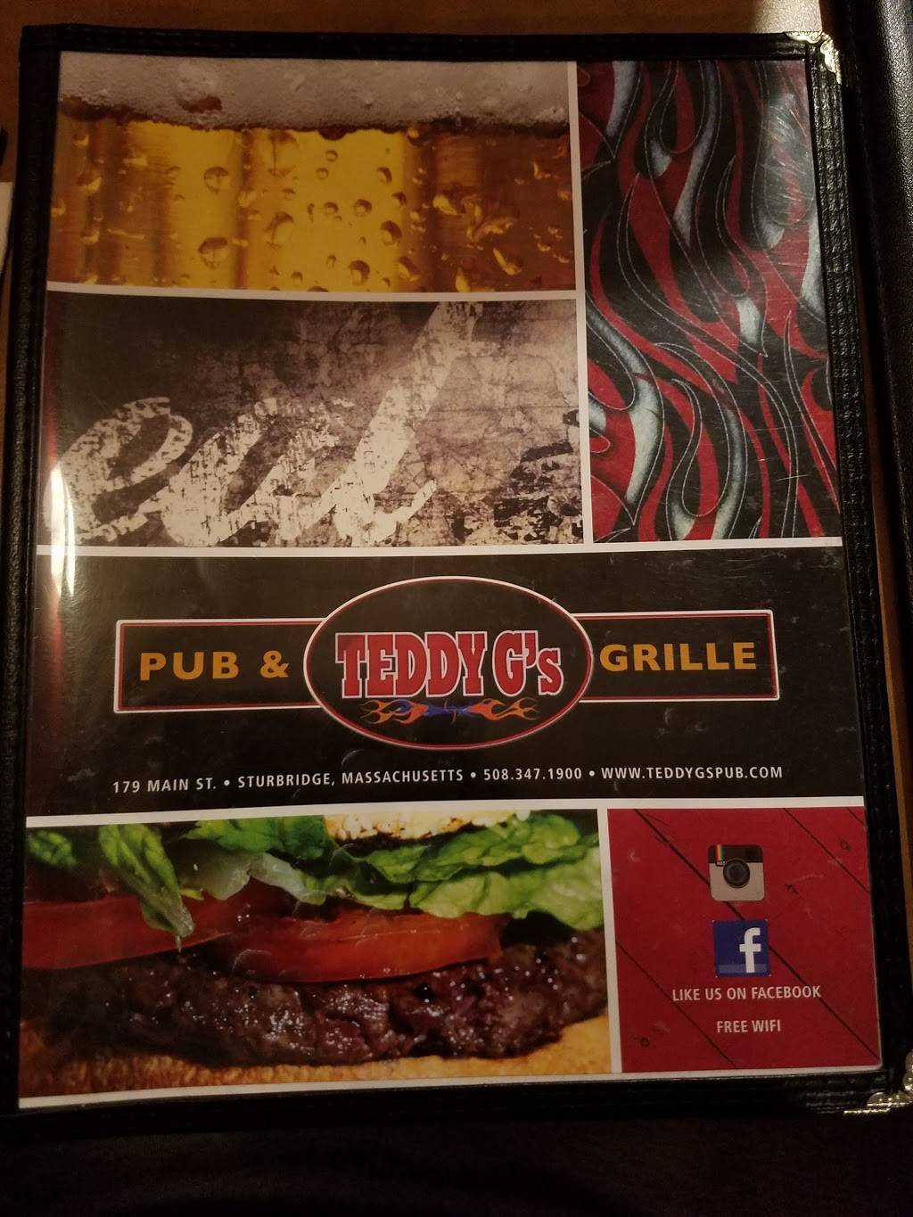 Teddy Gs | restaurant | 179 Main St, Sturbridge, MA 01566, USA | 5083471900 OR +1 508-347-1900