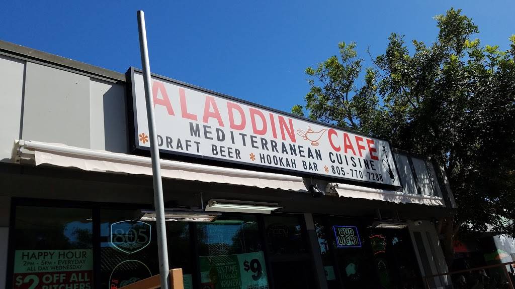 Aladdin Cafe | restaurant | 938 Embarcadero del Norte, Isla Vista, CA 93117, USA | 8057707288 OR +1 805-770-7288
