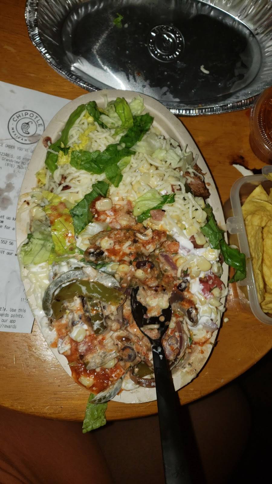 Chipotle Mexican Grill | restaurant | 12348 S, US-71, Grandview, MO 64030, USA | 8167631350 OR +1 816-763-1350