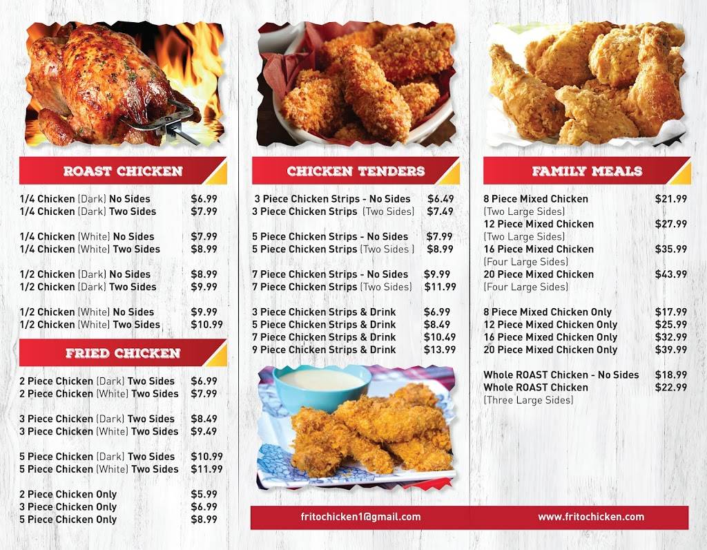 FRITO CHICKEN | restaurant | 6699 Frontier Dr # B, Springfield, VA 22150, USA | 5712558780 OR +1 571-255-8780