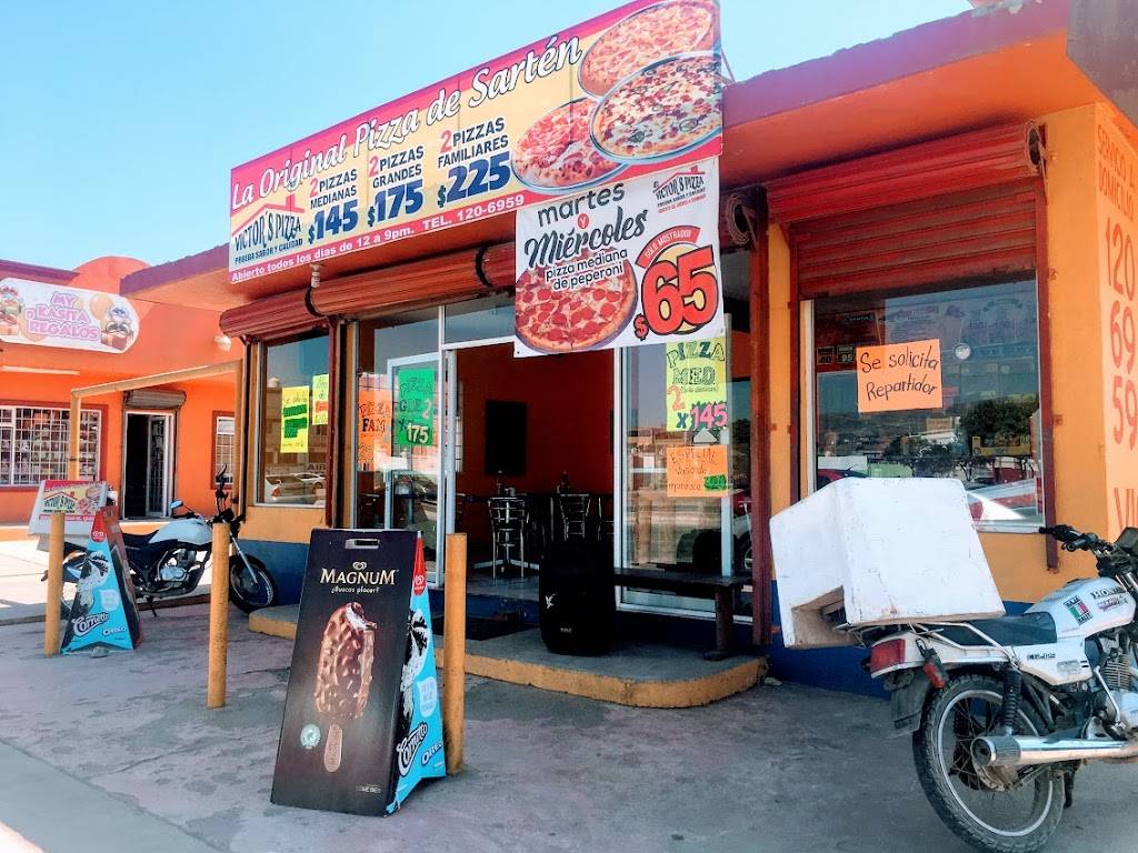 Victors Pizza | restaurant | 22785, Libramiento Escritores 1119, Aeropuerto, 22785 Ensenada, B.C., Mexico | 016461206959 OR +52 646 120 6959