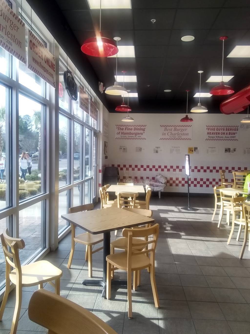 Five Guys | meal takeaway | 9500 Dorchester Rd, Summerville, SC 29485, USA | 8438758035 OR +1 843-875-8035