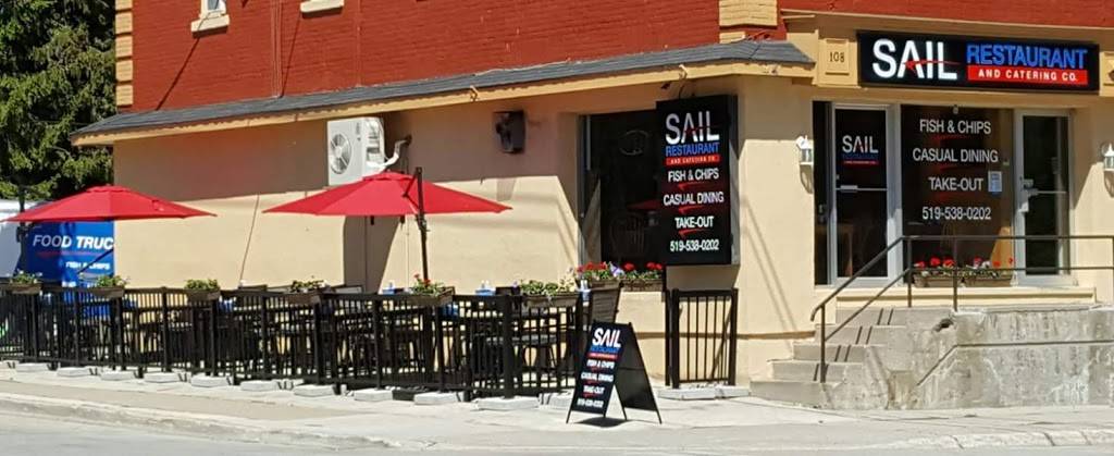 Sail Restaurant & Catering Company | meal takeaway | 108 N Sykes St, Meaford, ON N4L 1W9, Canada | 5195380202 OR +1 519-538-0202