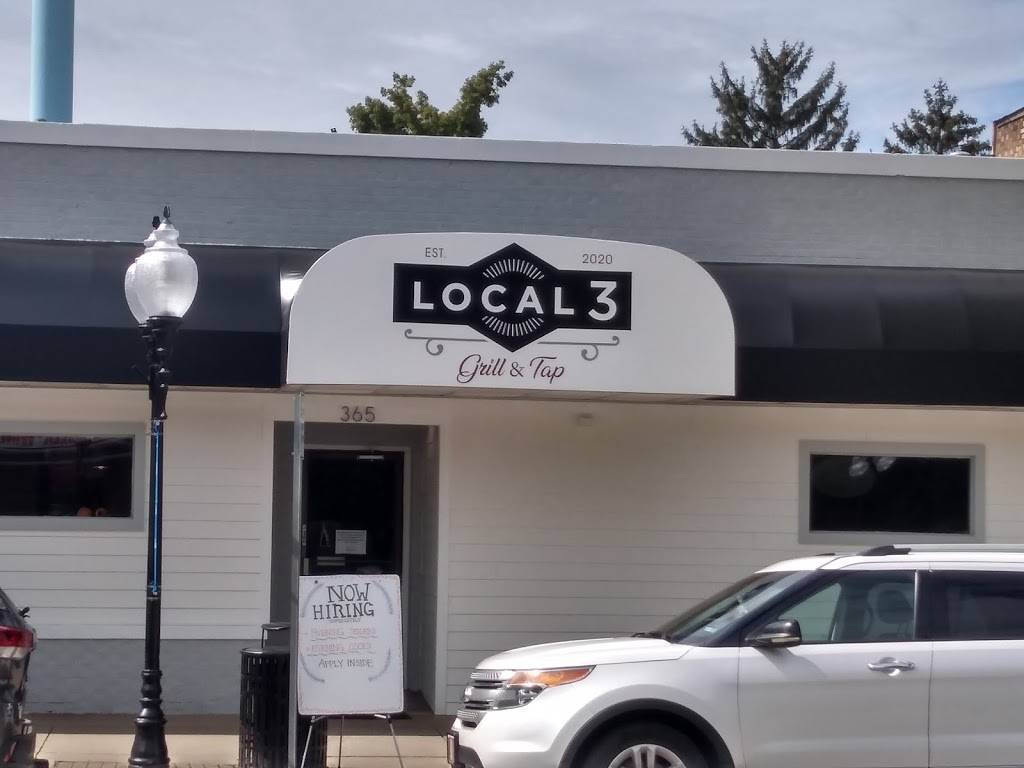 Local 3 Grill & Tap | restaurant | 365 N Main St, Watervliet, MI 49098, USA | 2692017219 OR +1 269-201-7219
