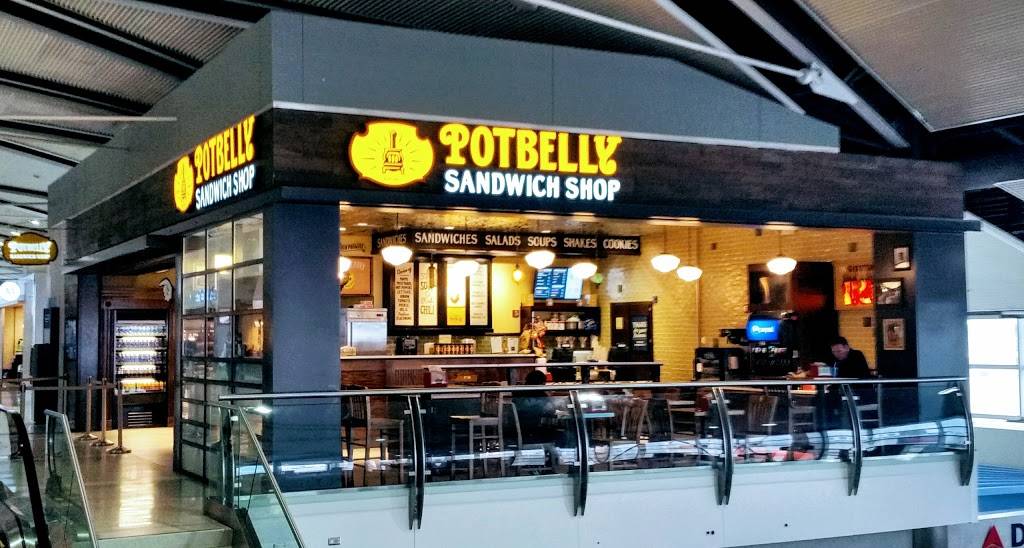 Potbelly Sandwich Shop | restaurant | Near Gate B2, McNamara Terminal, Worldgateway Pl, Detroit, MI 48242, USA | 7349413488 OR +1 734-941-3488