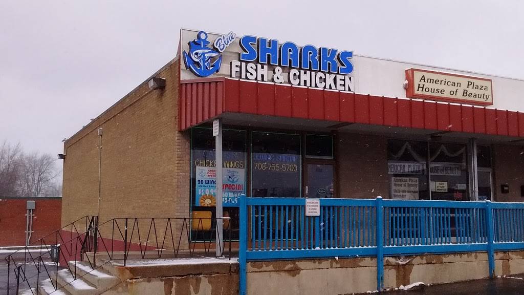 Blue Sharks Fish and Chicken of South Chicago Heights | restaurant | 3332 Chicago Rd, South Chicago Heights, IL 60411, USA | 7087555700 OR +1 708-755-5700
